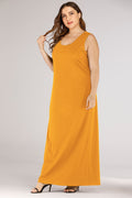 Plus Size Scoop Neck Maxi Tank Dress