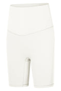 Seamless High-Rise Wide Waistband Biker Shorts