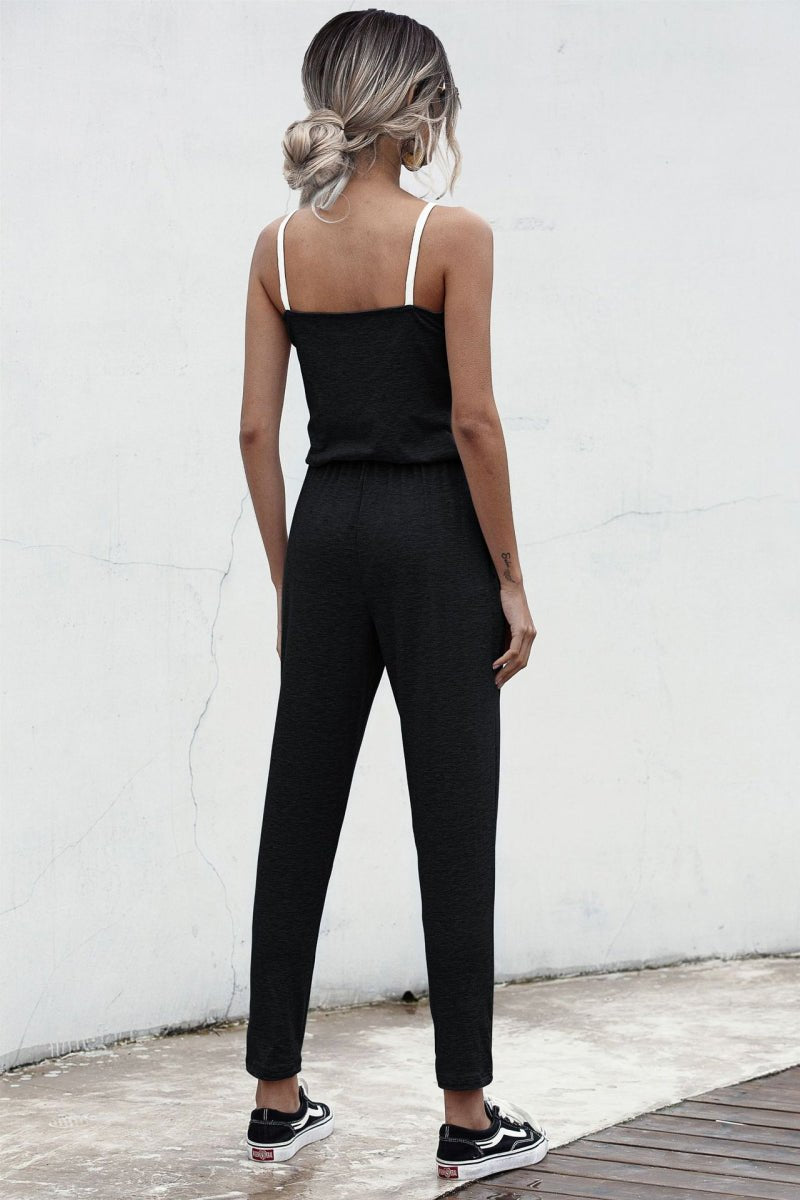 Contrast binding Cami Jumpsuit - Fashion Bug Online