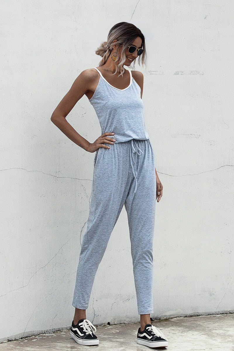 Contrast binding Cami Jumpsuit - Fashion Bug Online
