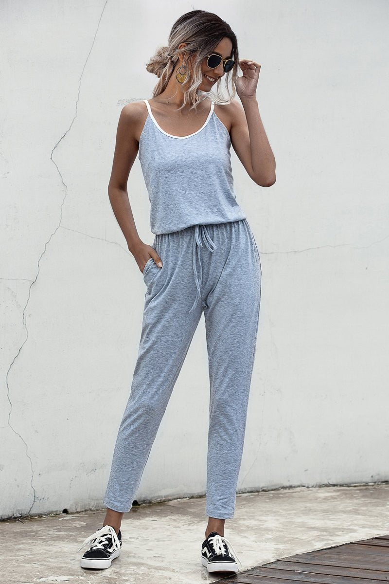 Contrast binding Cami Jumpsuit - Fashion Bug Online