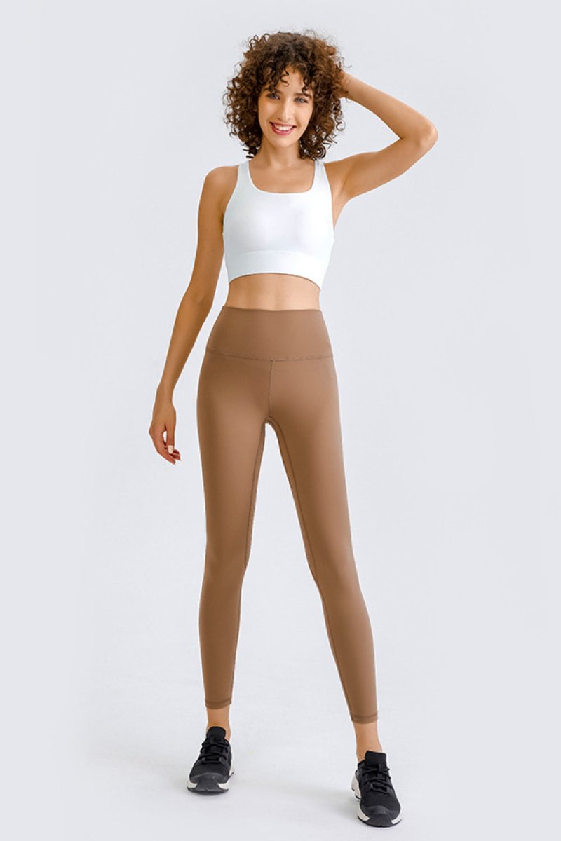 Cross Back Yoga Crop Top - Fashion Bug Online