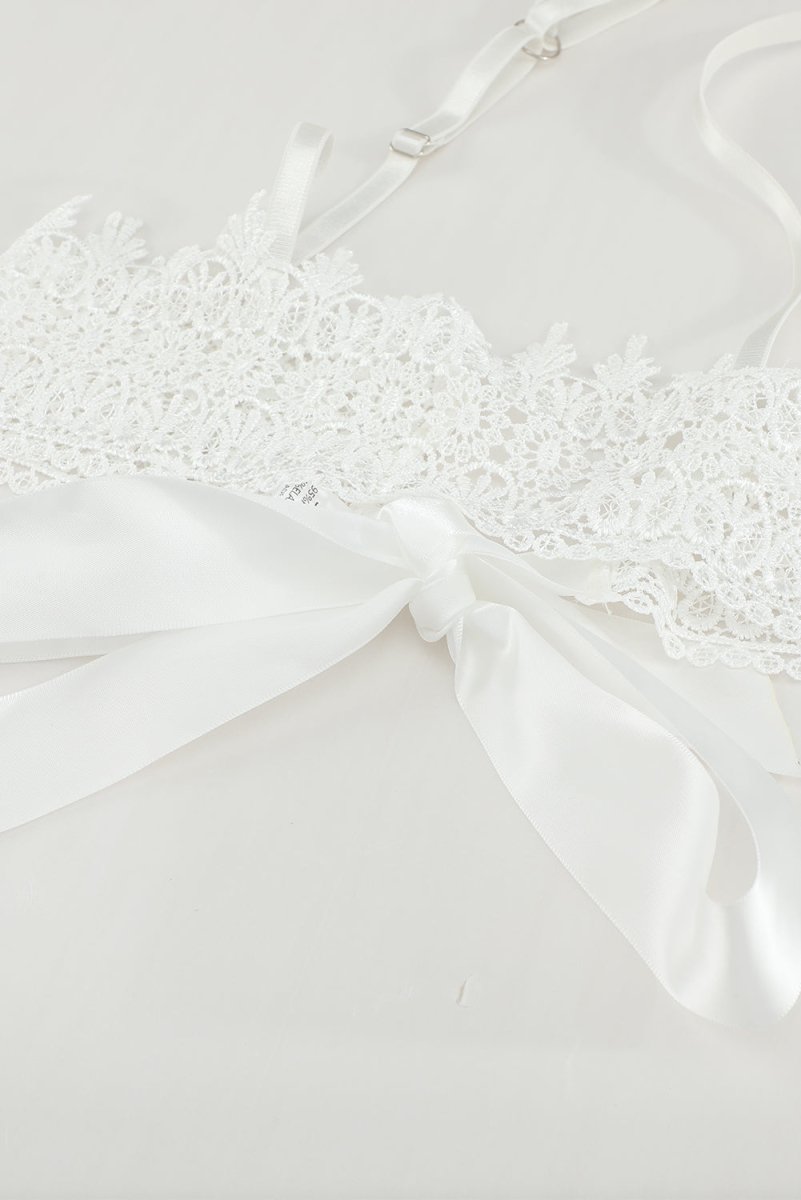 Lace Lingerie Three-Piece Set - Fashion Bug Online