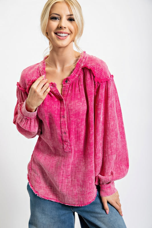 Fashion Bug 100% Polyester Solid Purple Kimono Size 1X (Plus) - 55% off