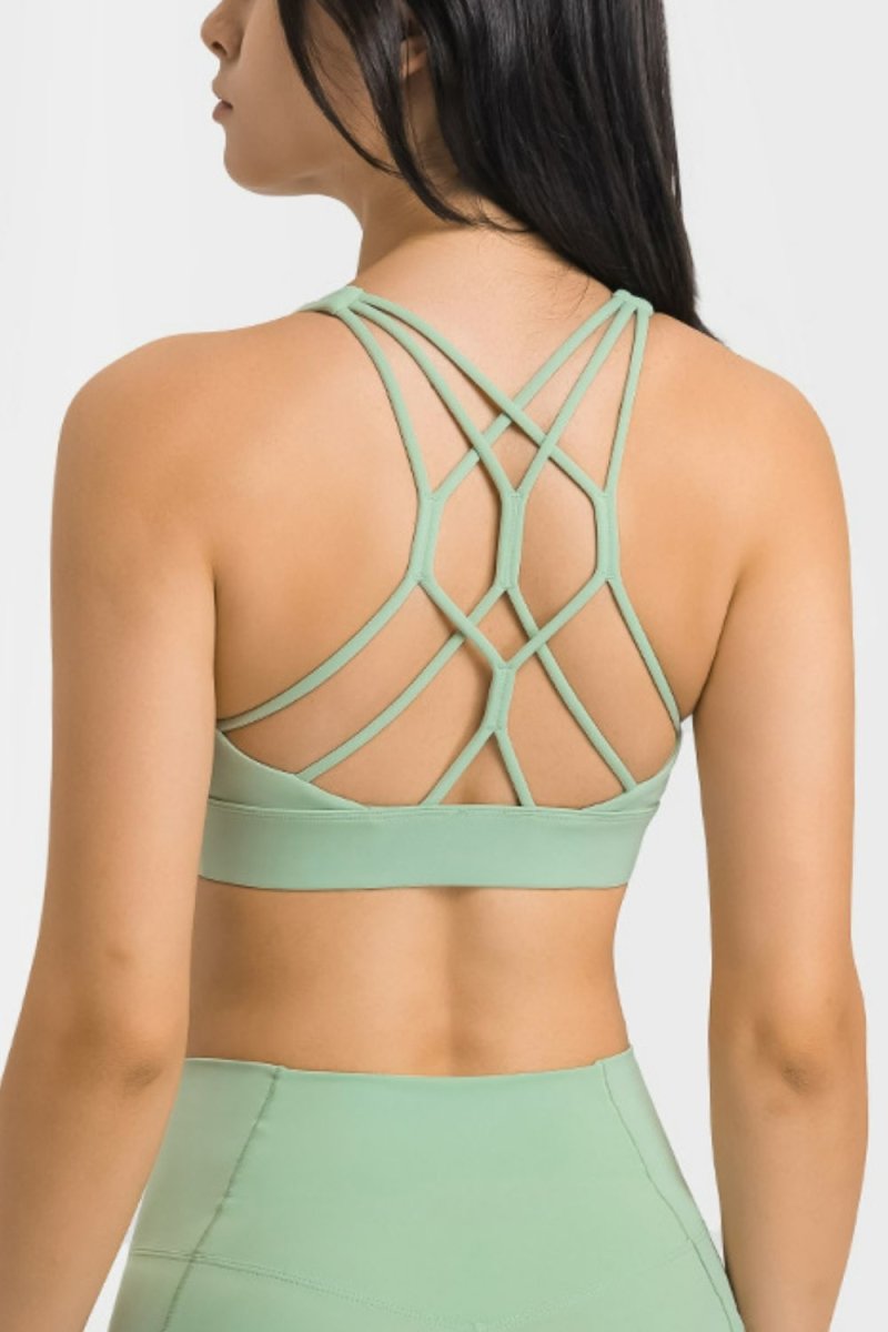 Breathable Crisscross Back Sports Bra – Fashion Bug Online