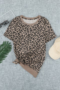 Leopard Print Short Sleeve Tee